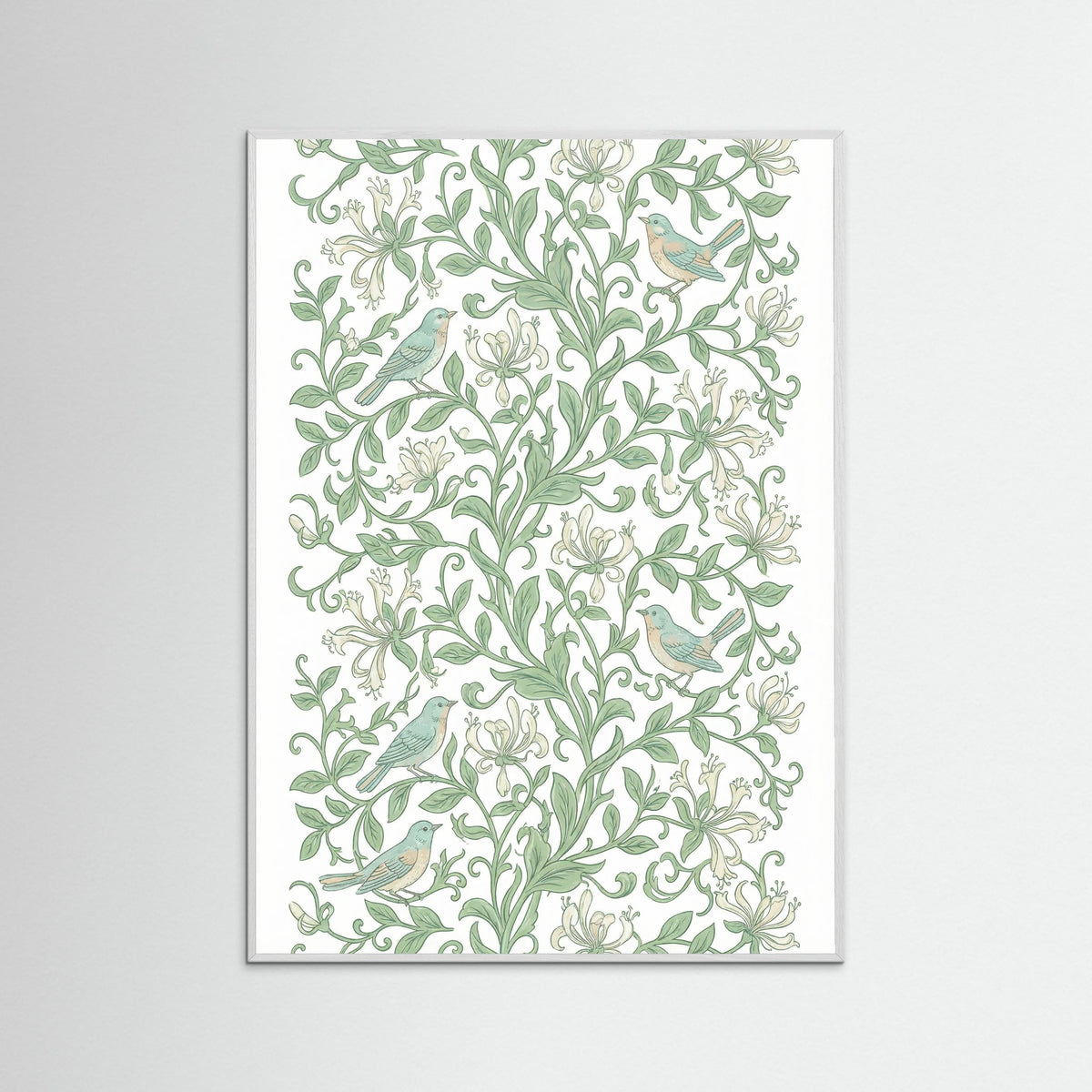 White Wood Verdant Bloom