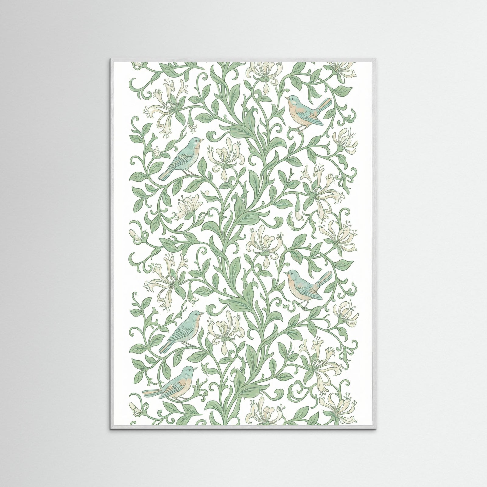 White Wood Verdant Bloom