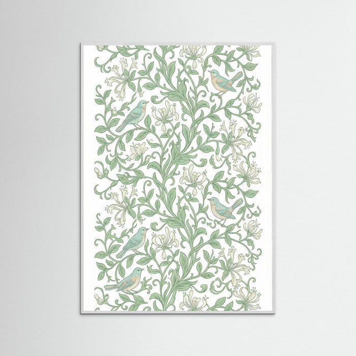 White Wood Verdant Bloom