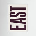 White Wood Vertical Typography