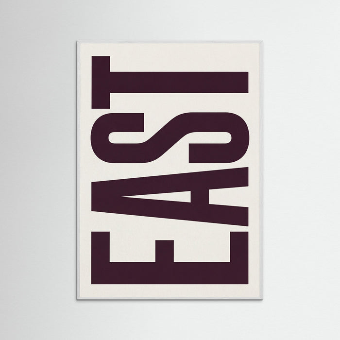 White Wood Vertical Typography