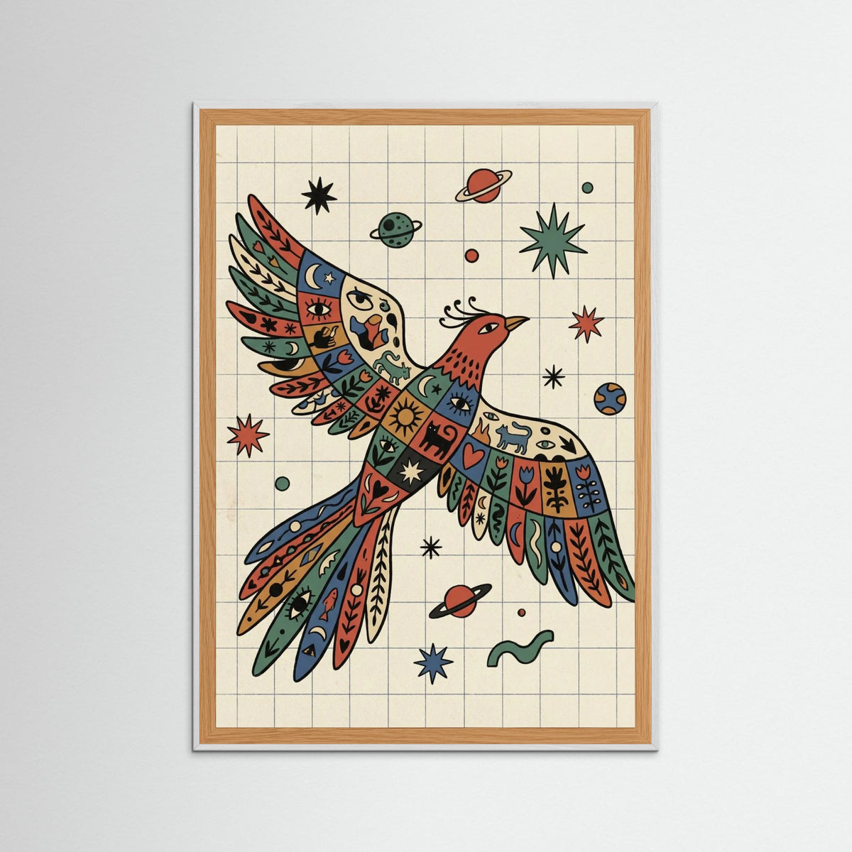 White Wood Vibrant Coils