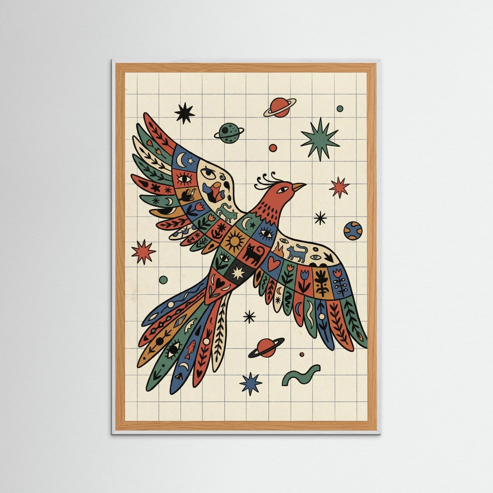 White Wood Vibrant Coils