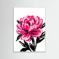 White Wood Vibrant Floral Embrace