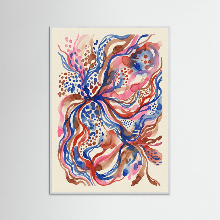 White Wood Vibrant Organic Flow