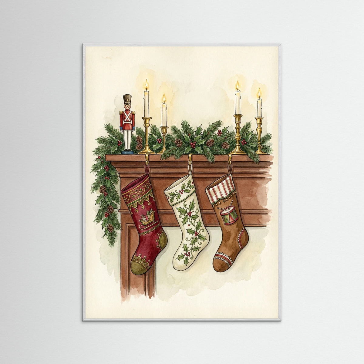 White Wood Victorian Yuletide