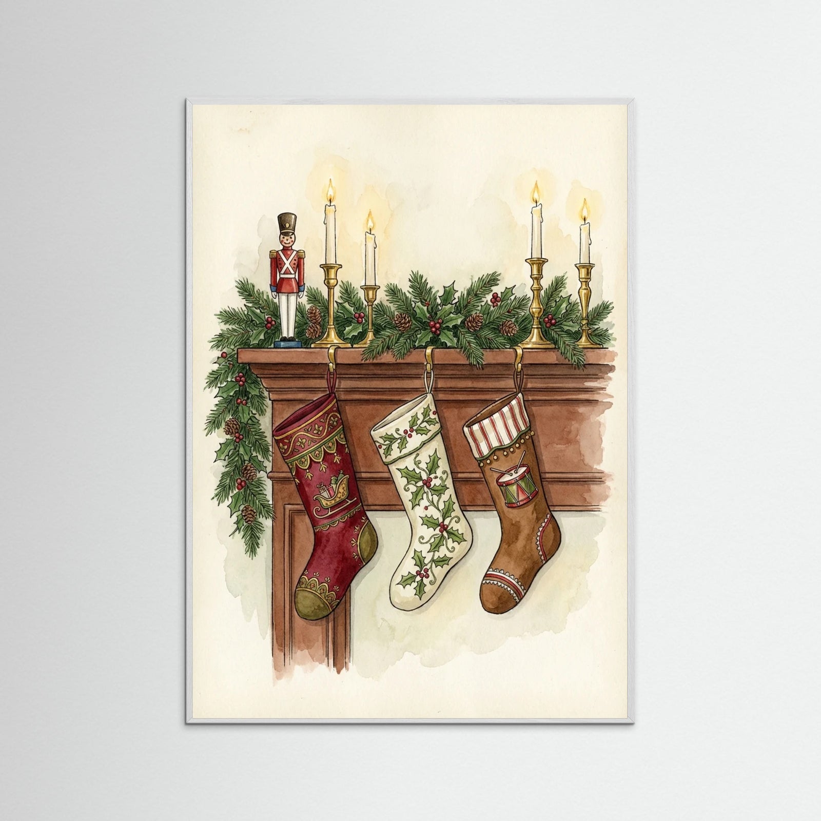 White Wood Victorian Yuletide