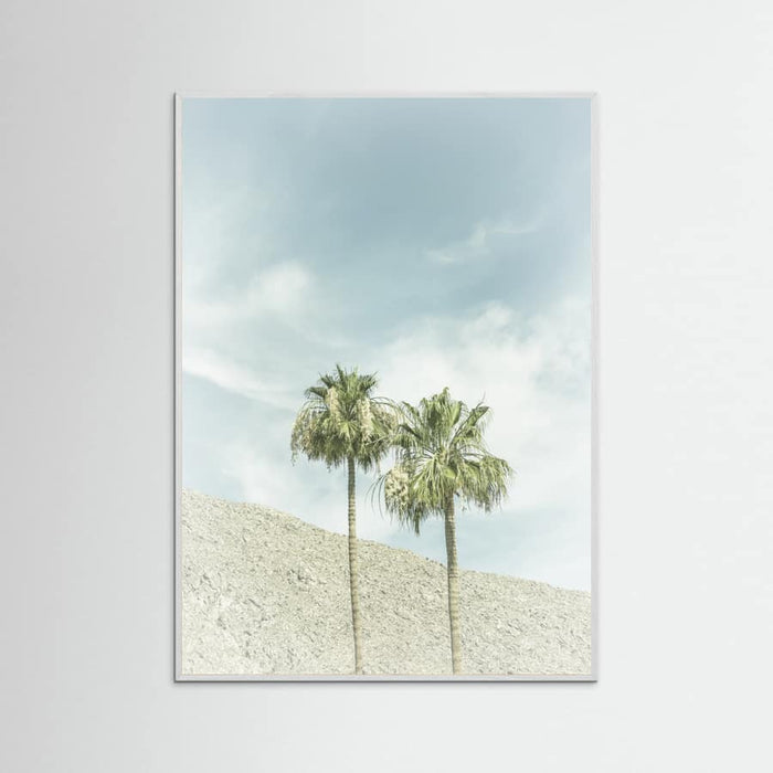 Vintage Palm Trees in the desert Poster – Poster und Kunstdruck