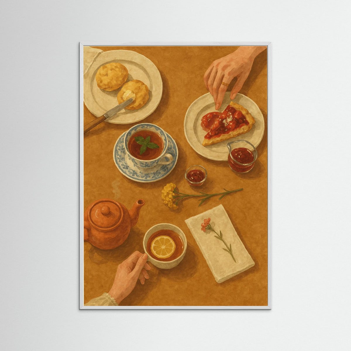 White Wood Vintage Taste Scape