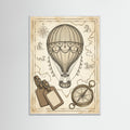 White Wood Vintage Travel Elegance