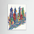 White Wood Vivid Assemblage