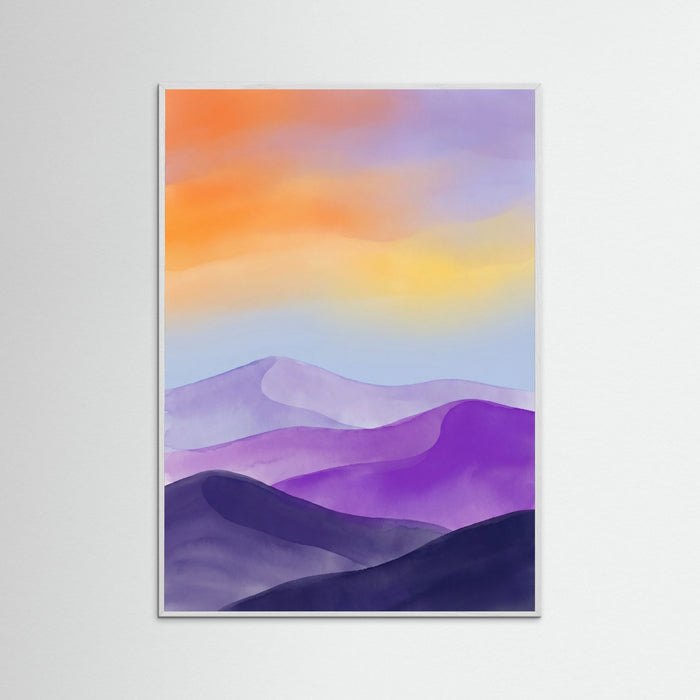White Wood Vivid Mountain Hues