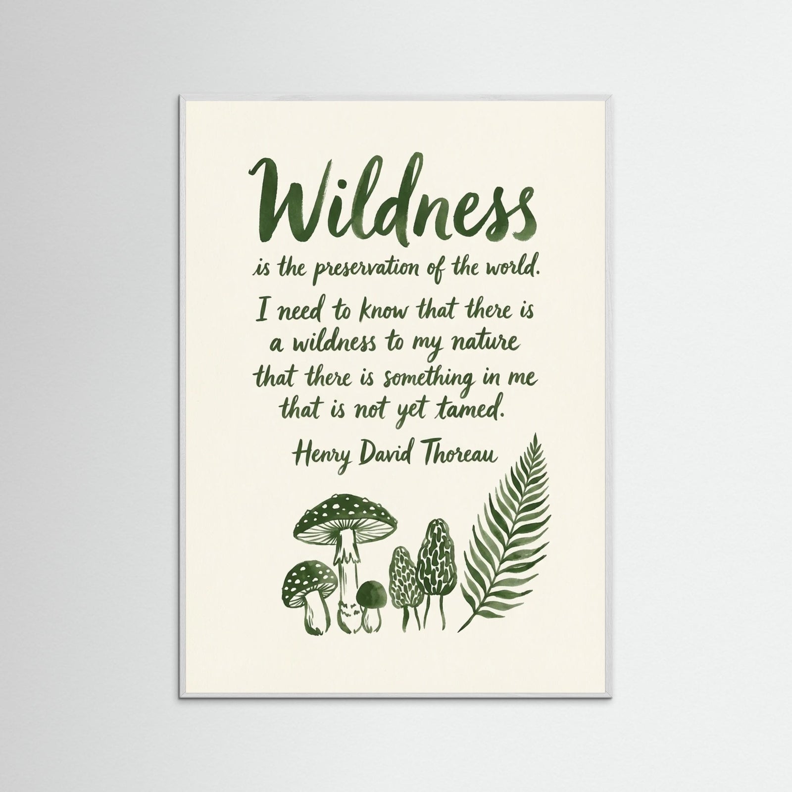White Wood Walking Thoughts