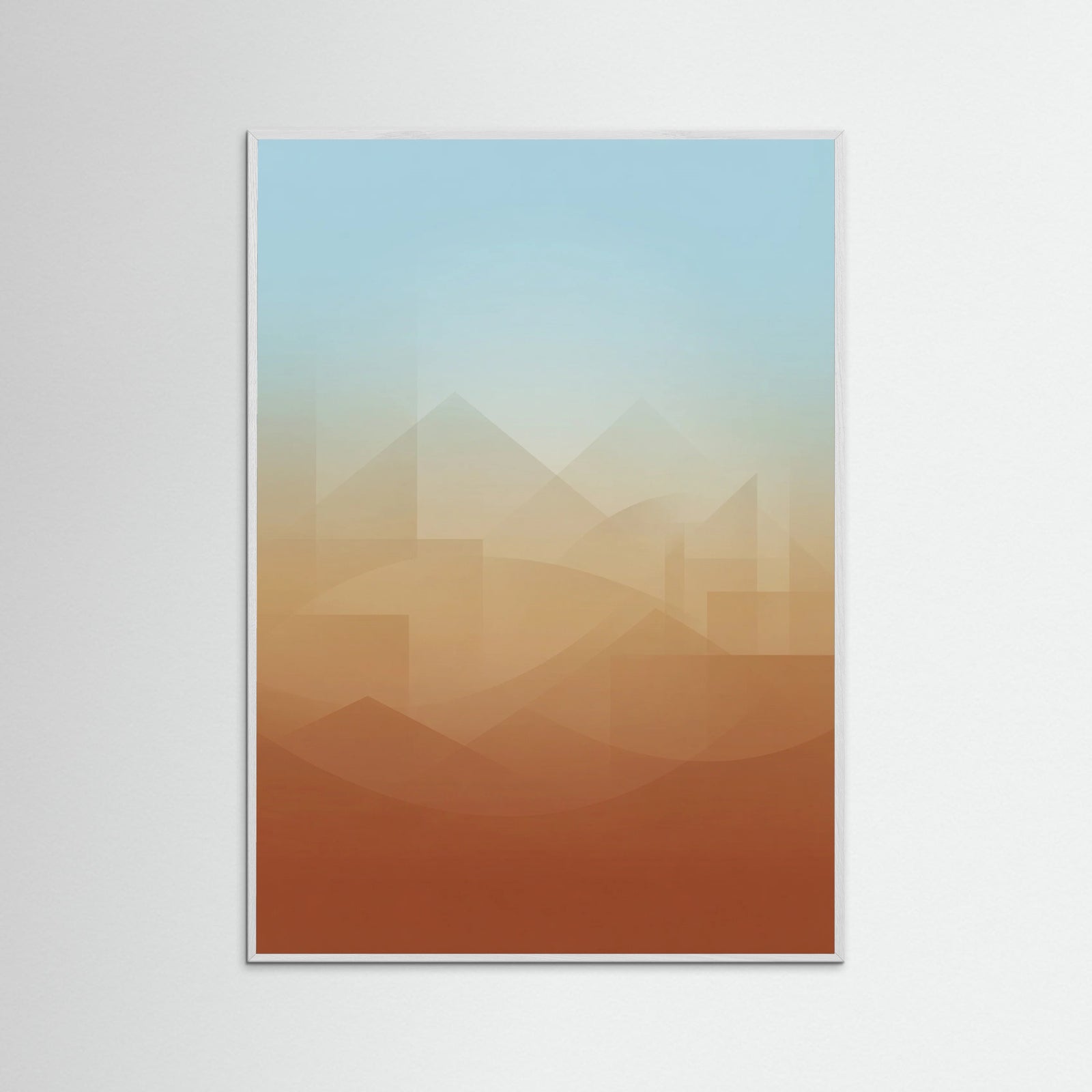 White Wood Warm Horizon