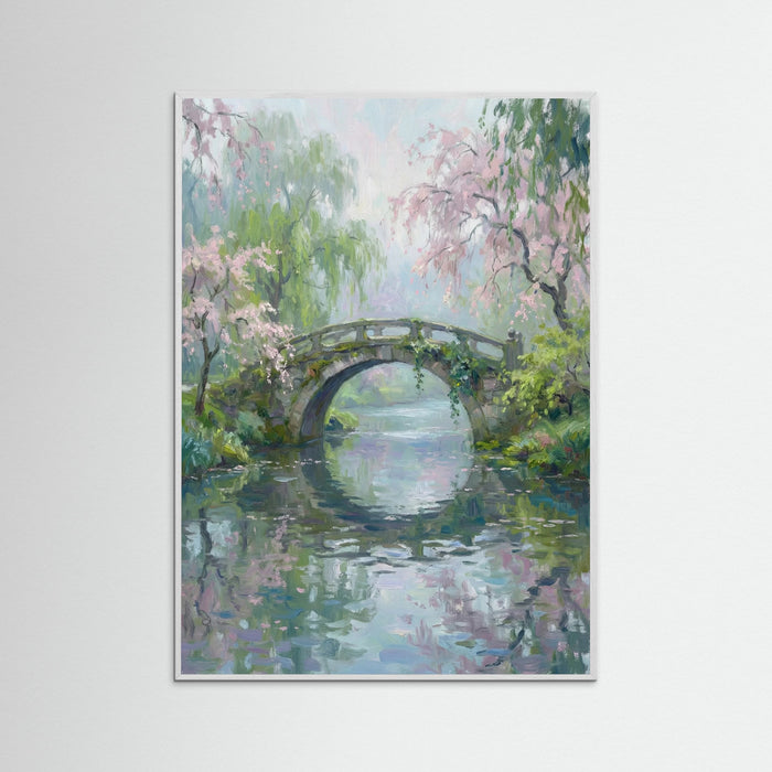 White Wood Water Garden Serenity
