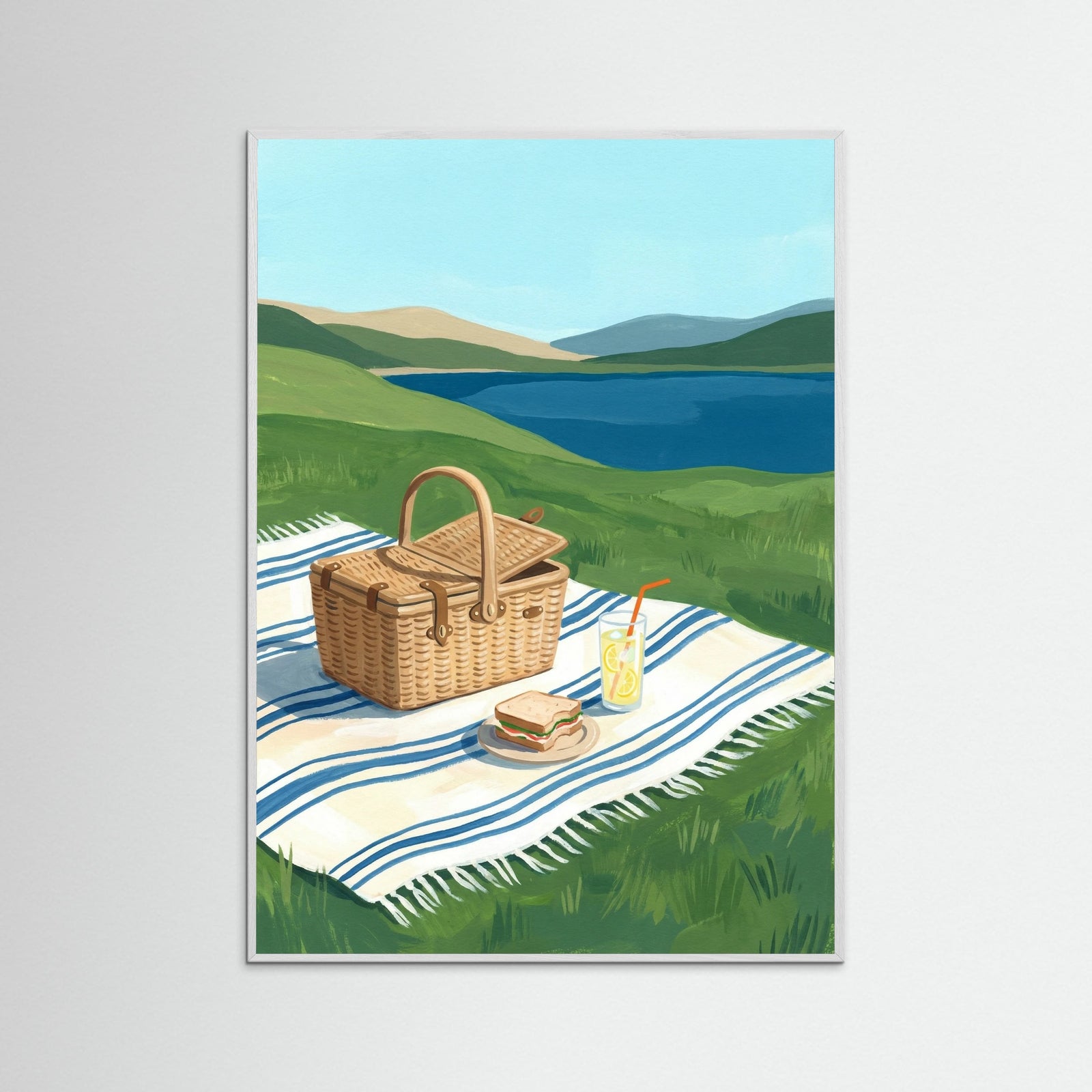 White Wood Waterfront Daydream