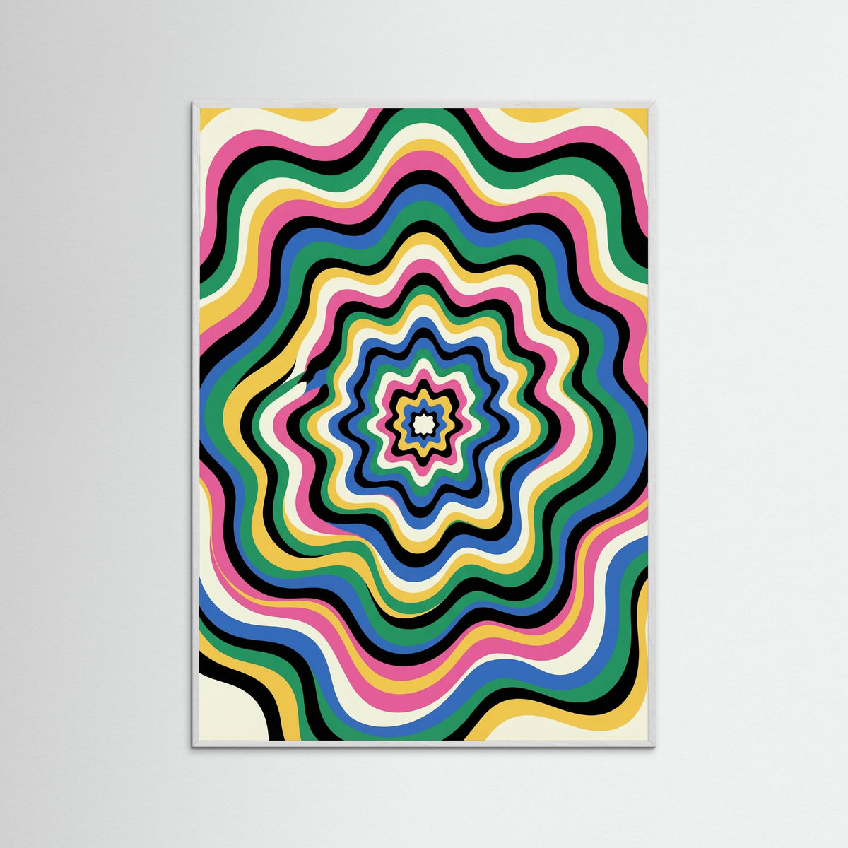 White Wood Wavy Current