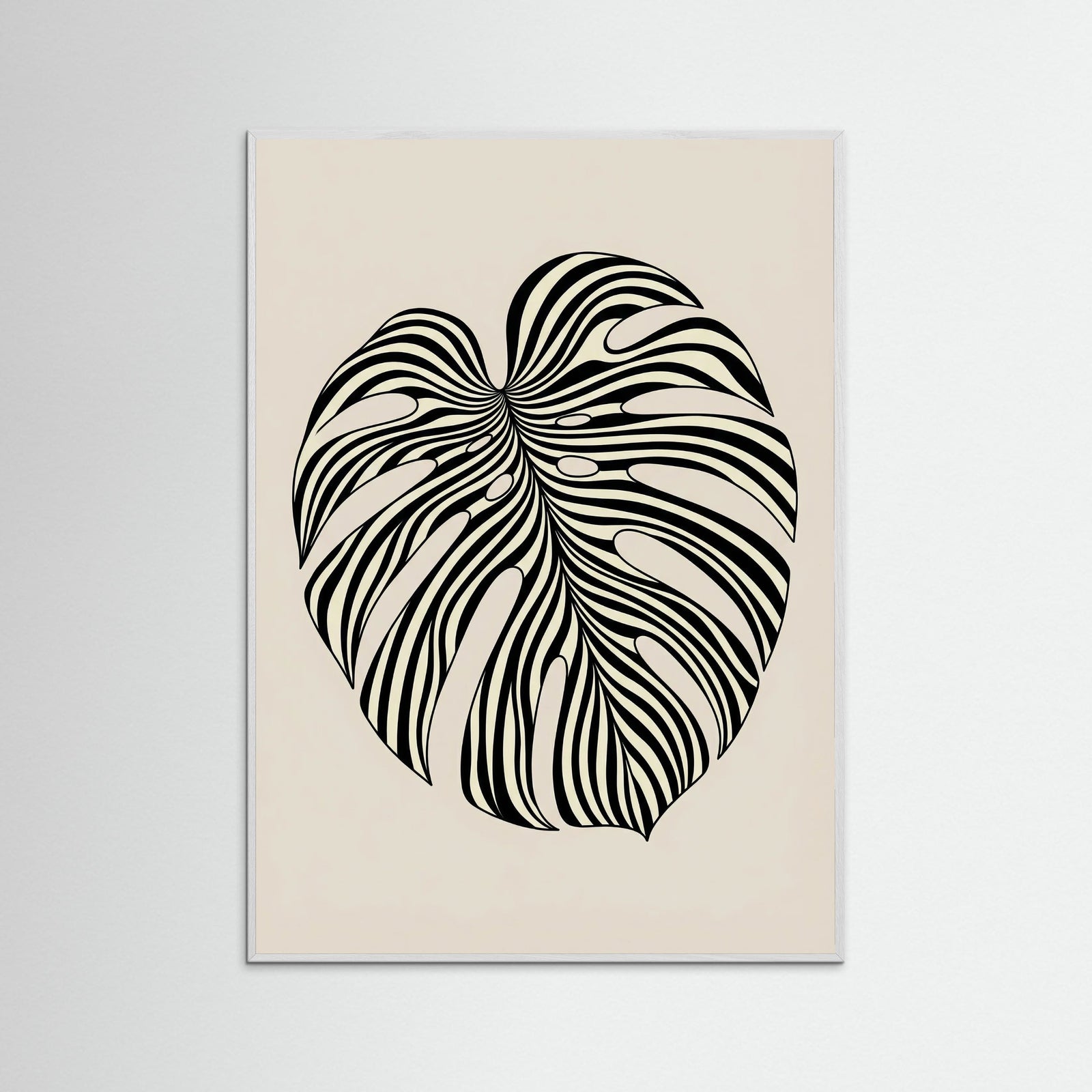 White Wood Wavy Silhouette