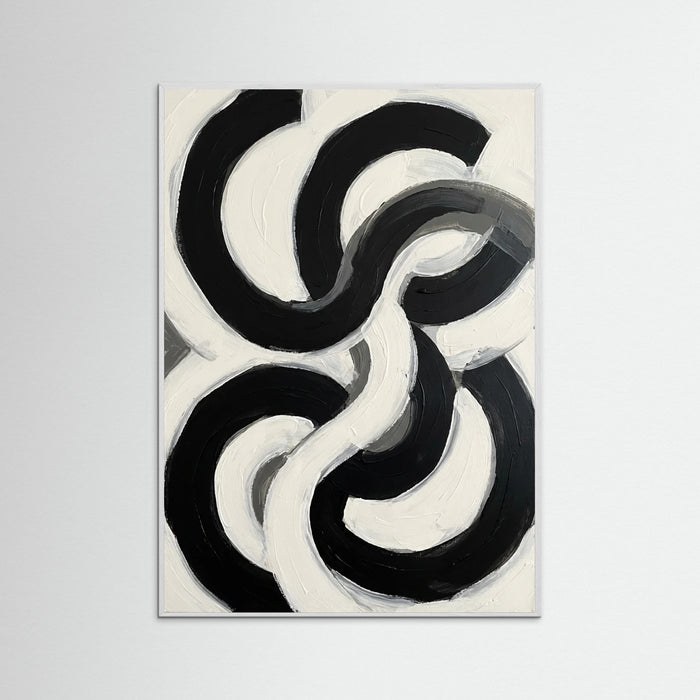 White Wood Wavy Zebra