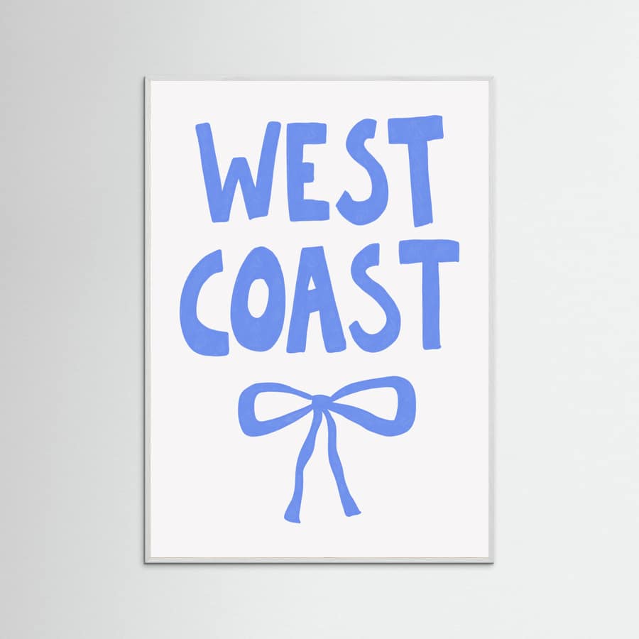 West Coast Poster – poster and art print