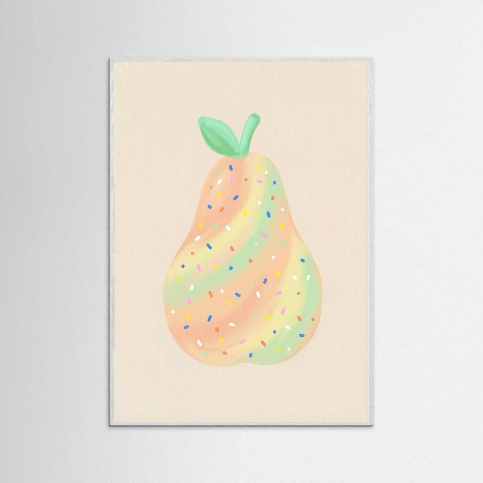 White Wood Whimsical Berry Pop