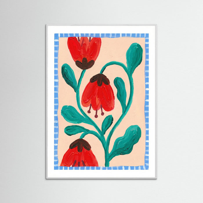 White Wood Whimsical Bloom