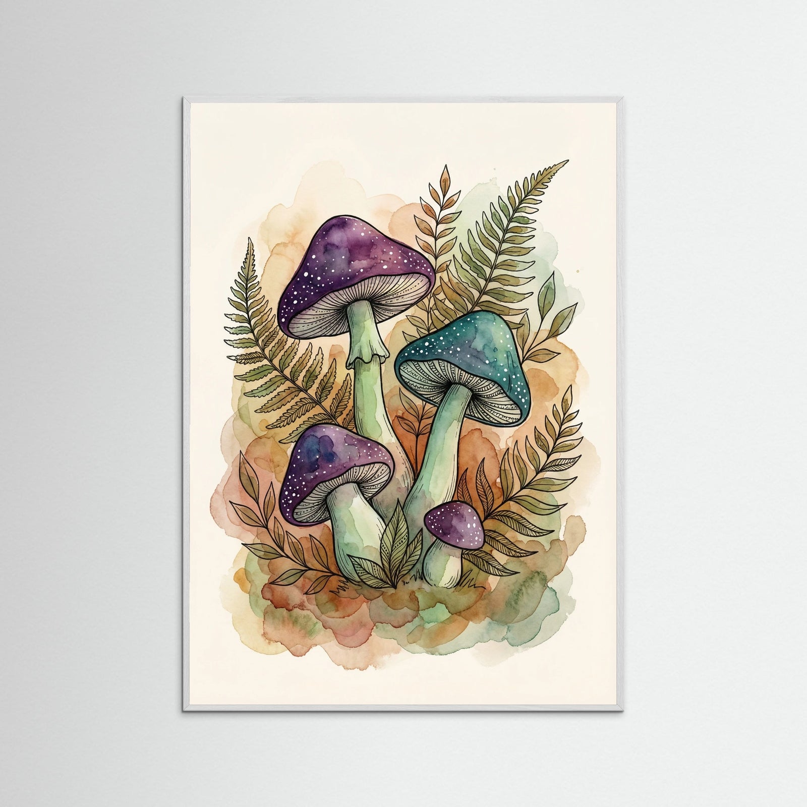 White Wood Whimsical Bloom