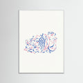 White Wood Whimsical Fruit Medley