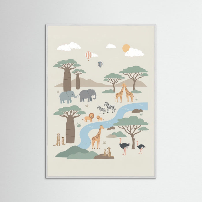 White Wood Whimsical World Atlas