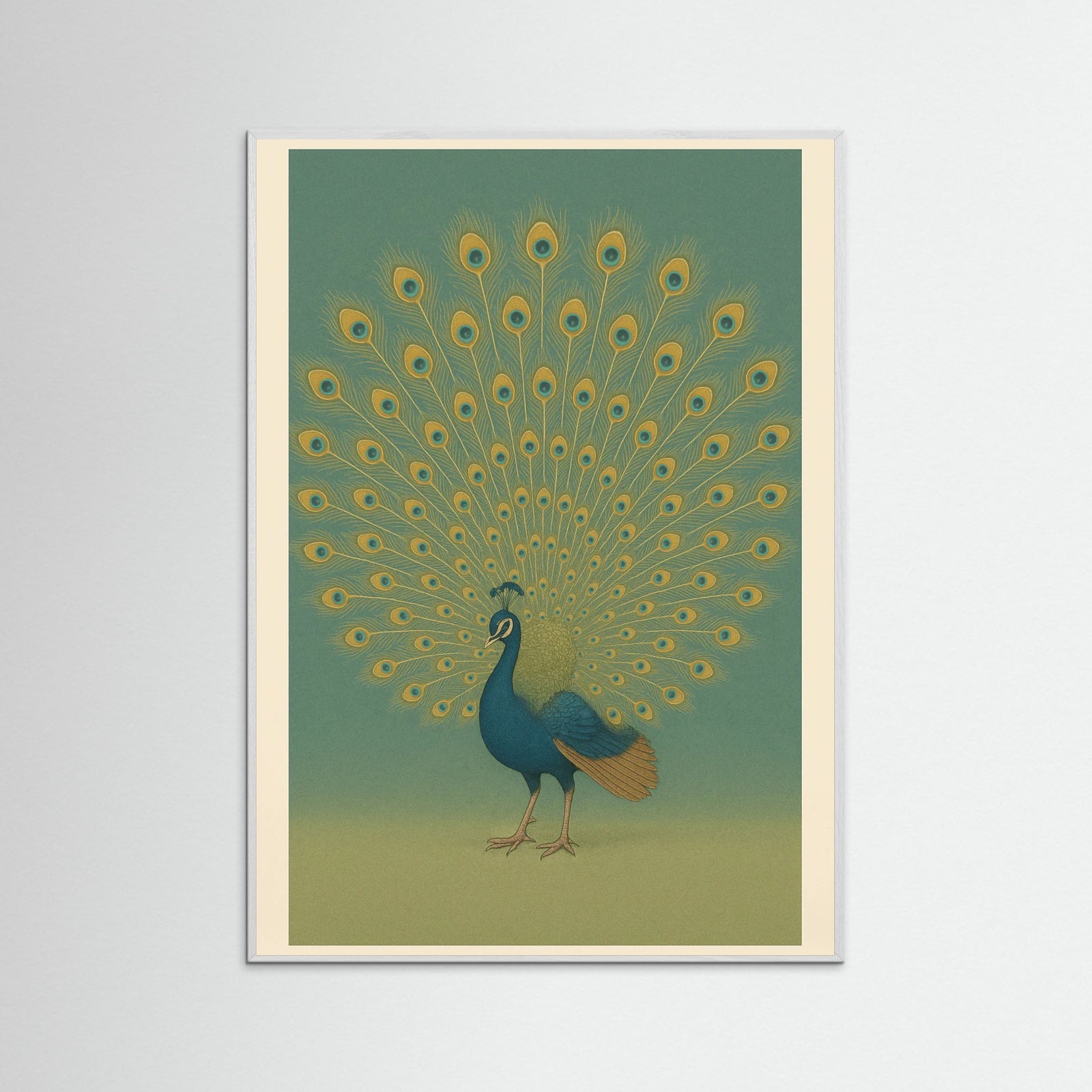 White Wood White Peacock