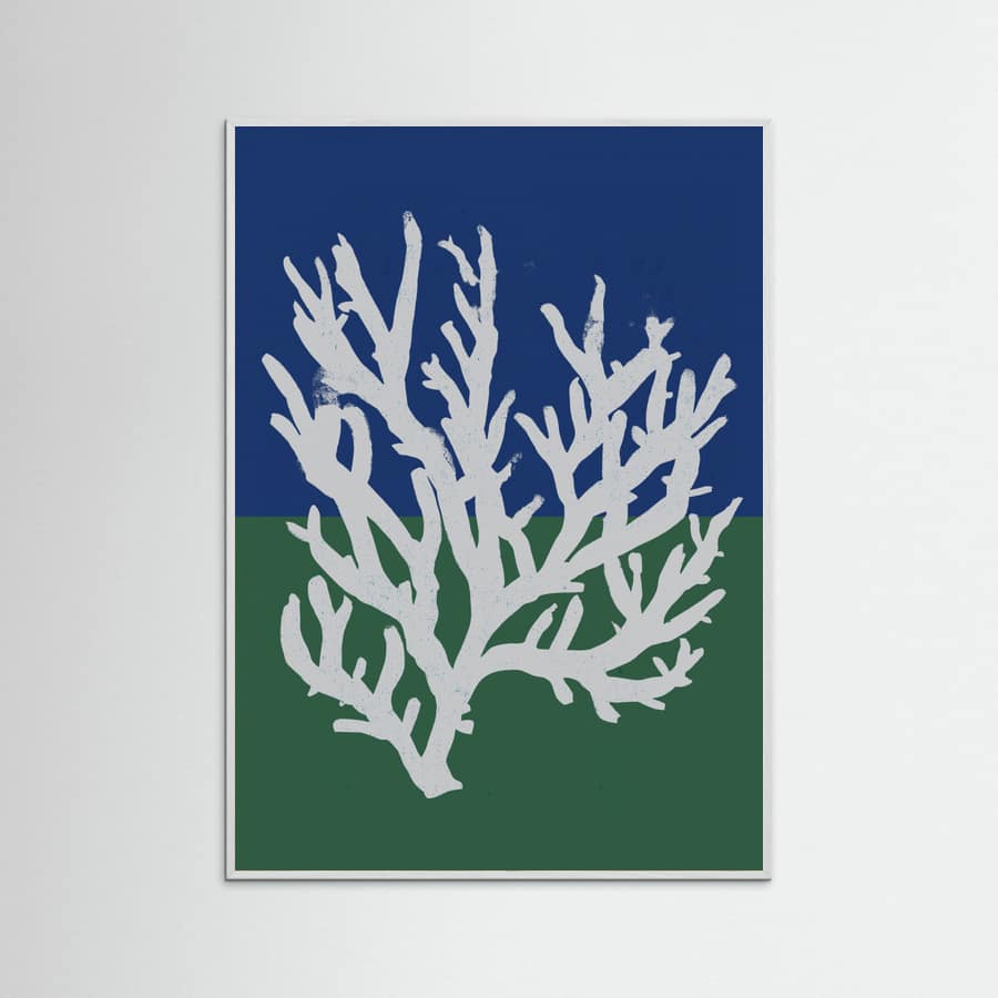 Whitecoralno02 Poster – Poster und Kunstdruck