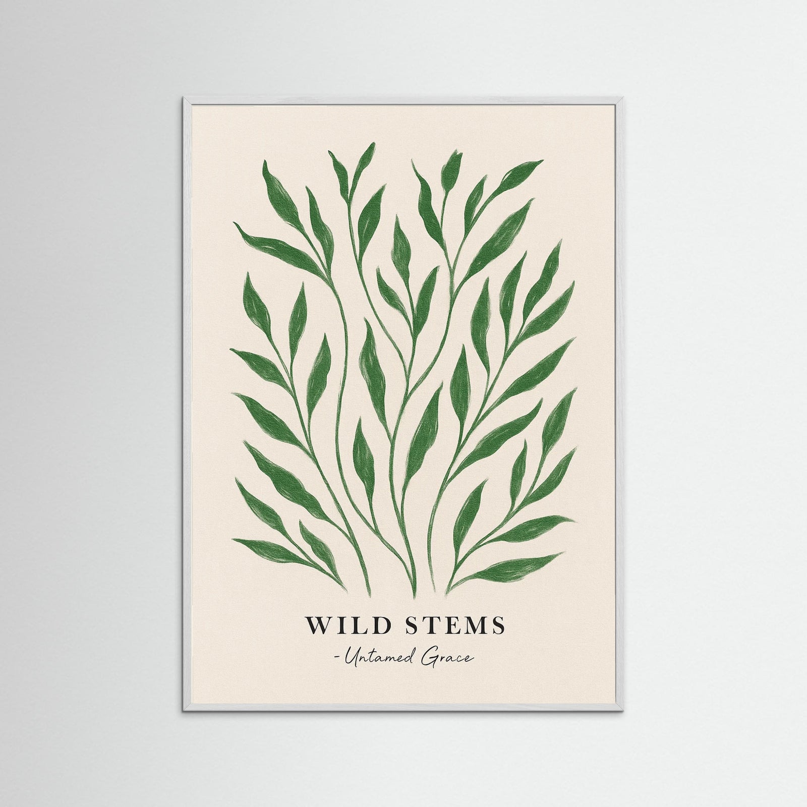 White Wood Wild stems