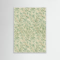 White Wood Willow Boughs Motif