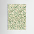 White Wood Willow Boughs Motif