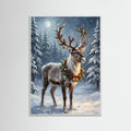 White Wood Winter Nutcracker