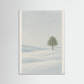 White Wood Winter Stillness