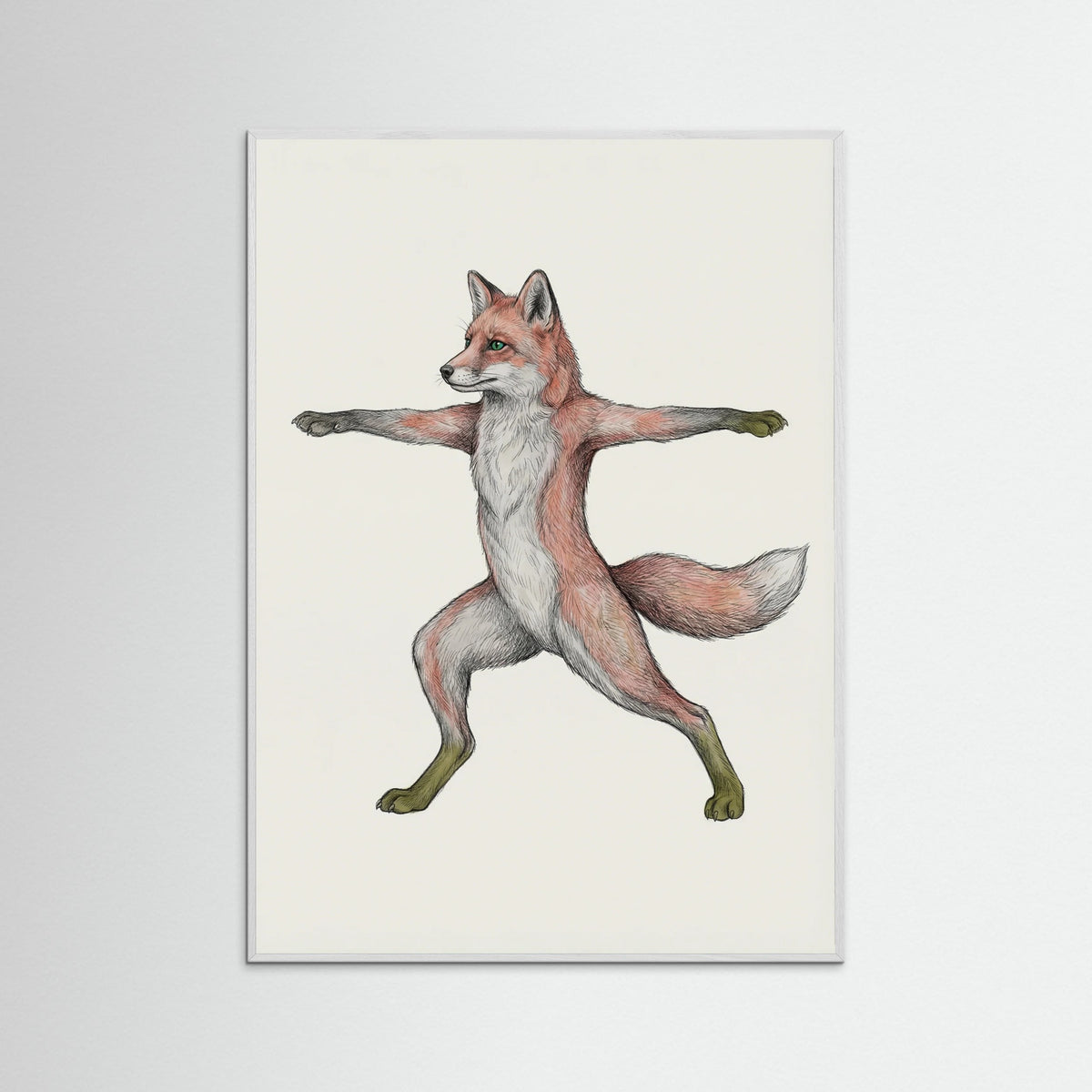 White Wood Wise Owl Yoga