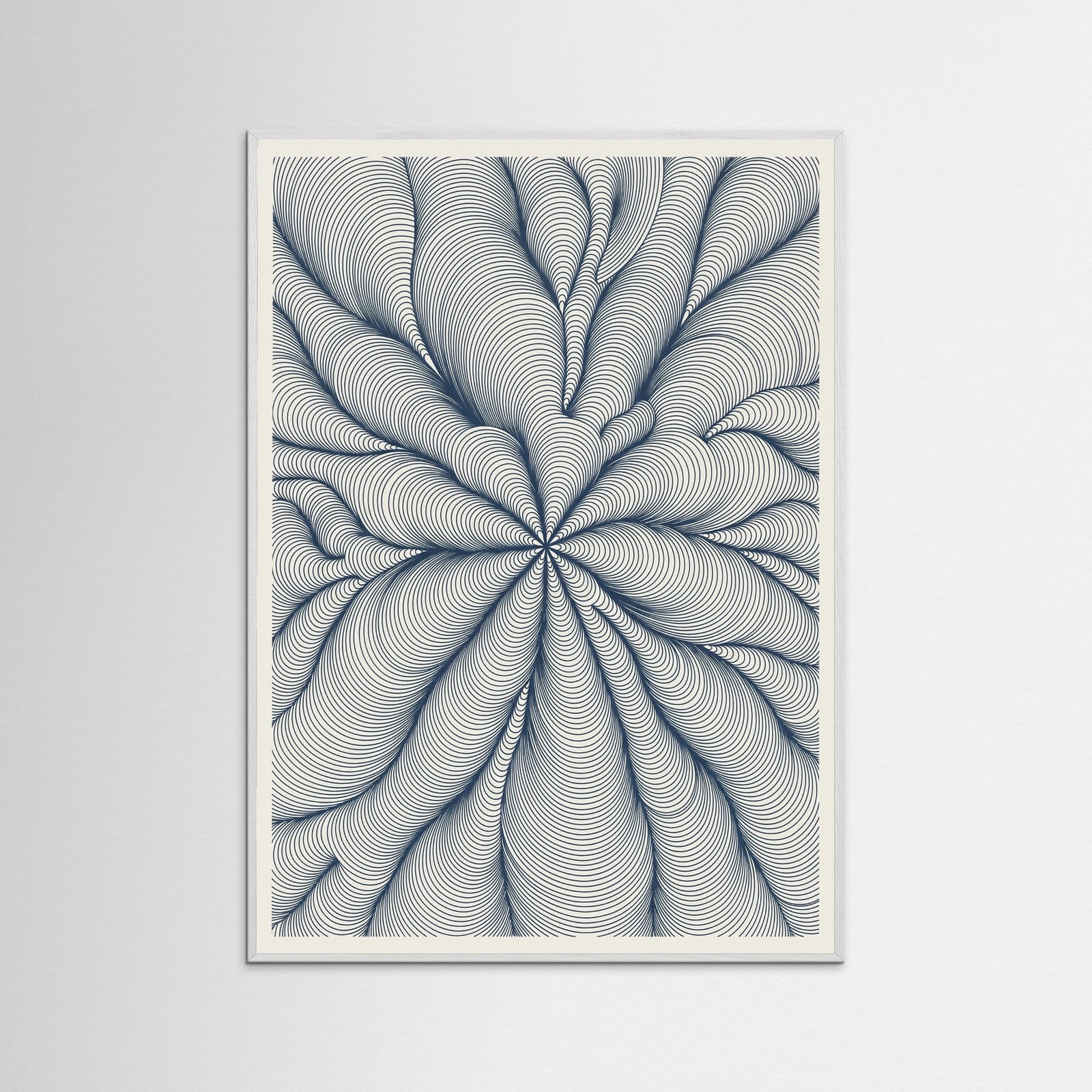 White Wood Woven Current