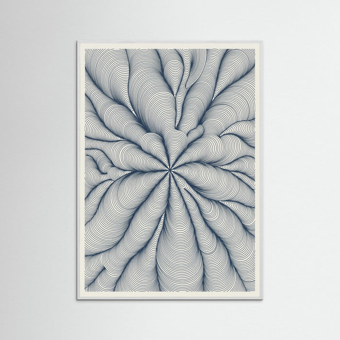 White Wood Woven Current