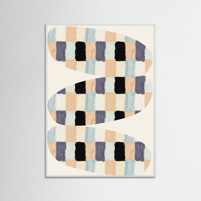 White Wood Woven Flow