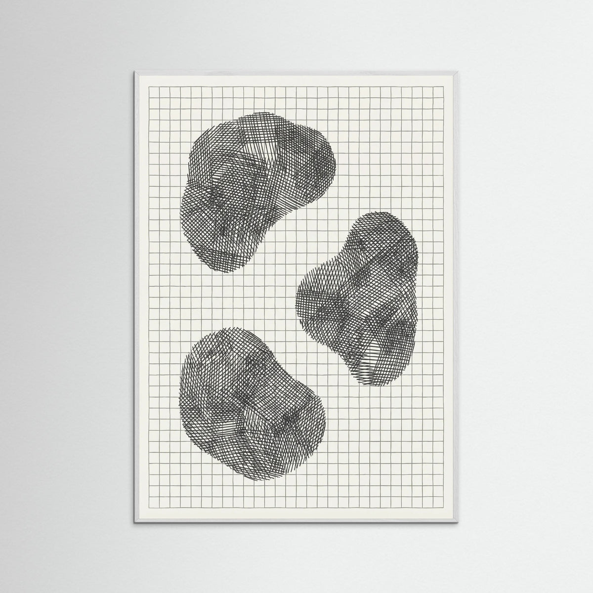 White Wood Woven Form