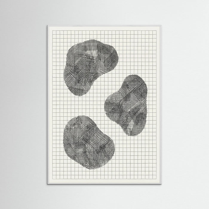 White Wood Woven Form