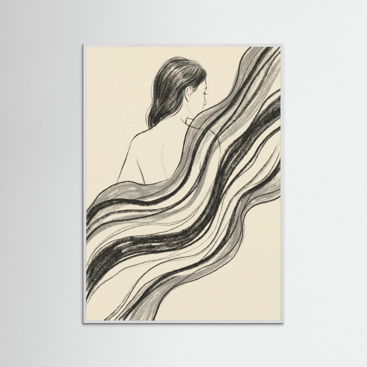 White Wood Woven Grace