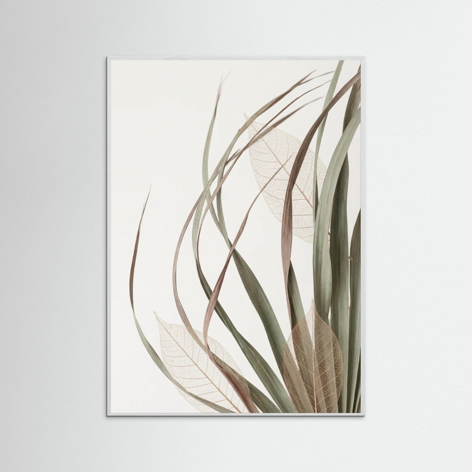 White Wood Woven Petals