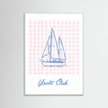 Póster Yacht Club – póster e impresión artística