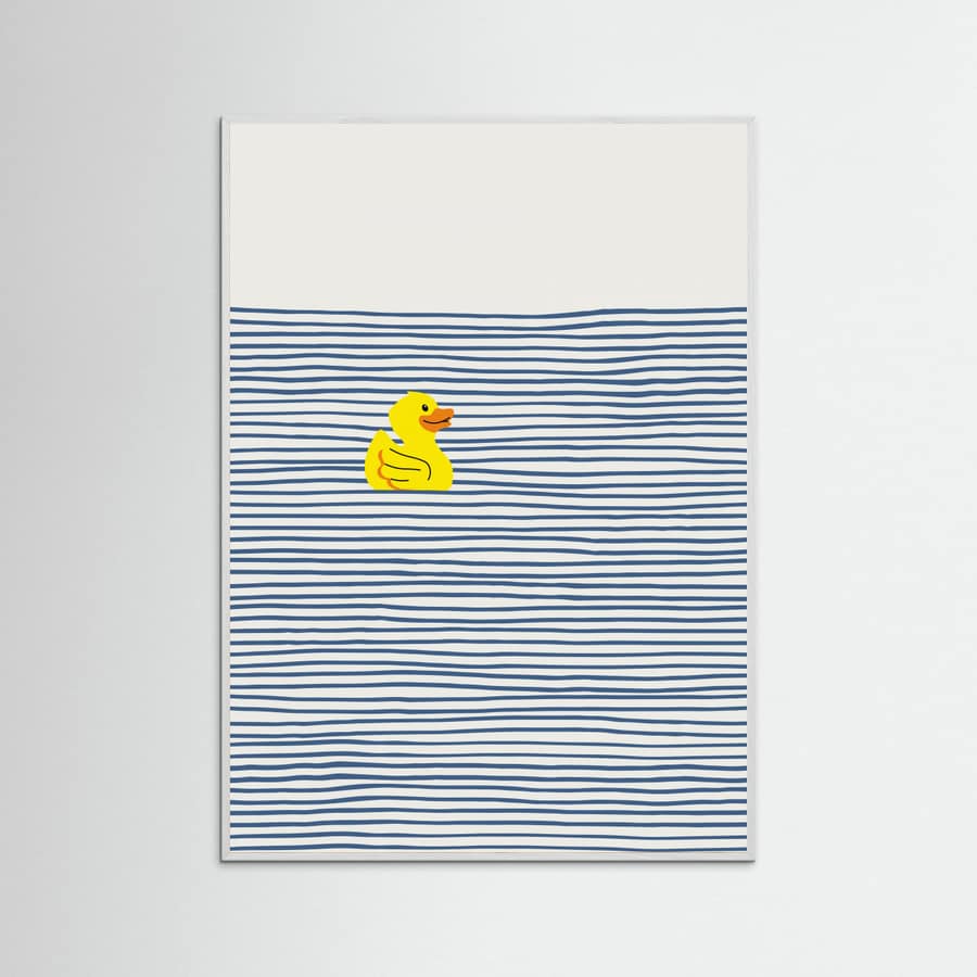 Yellow Rubber Duck Poster – plakat og kunsttryk