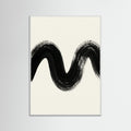 White Wood Zen Strokes