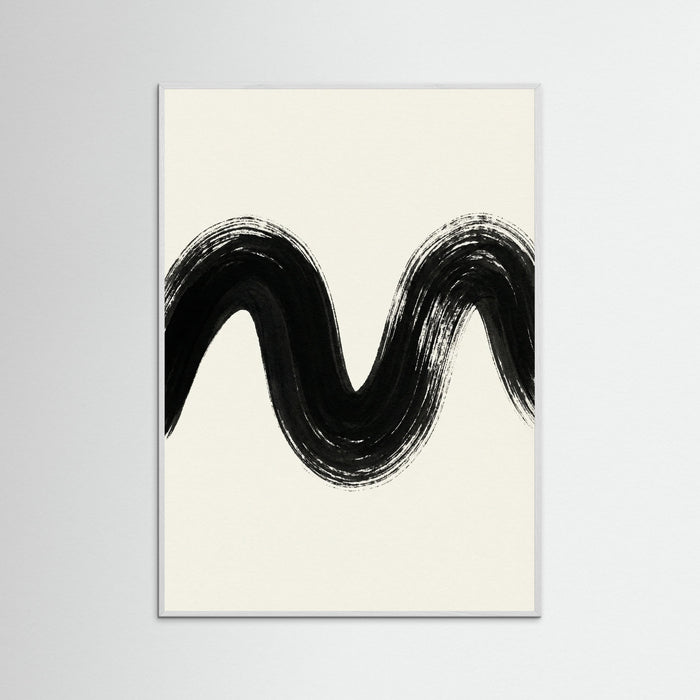 White Wood Zen Strokes