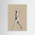 White Wood Zodiac Capricorn Pose