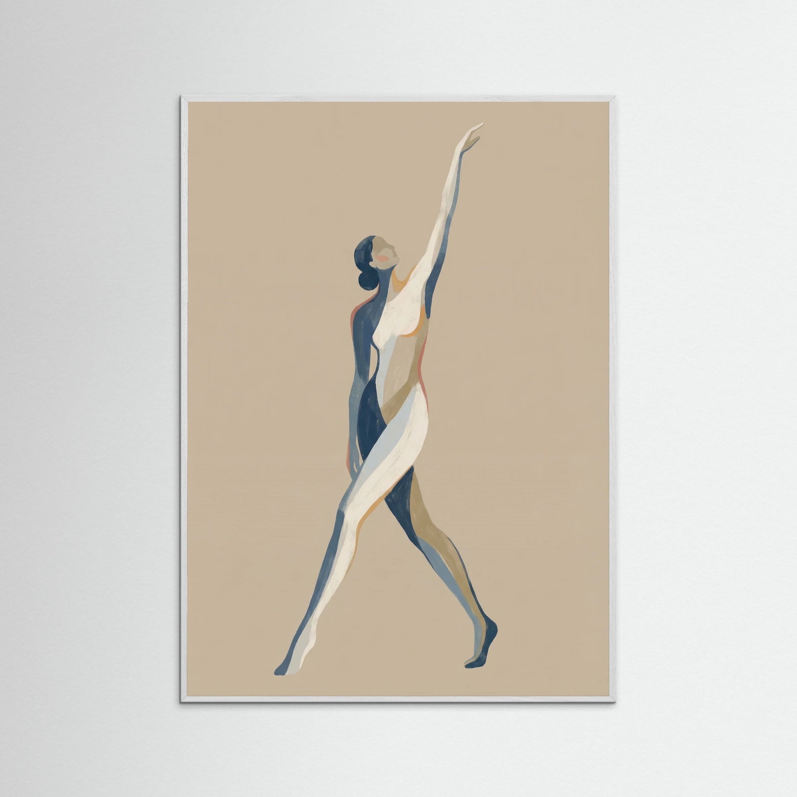 White Wood Zodiac Capricorn Pose